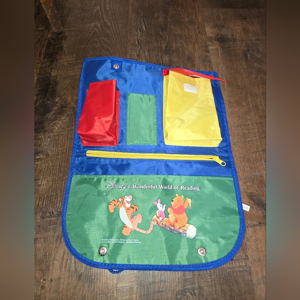 Disney Reading Backseat Organizer with Pouches.